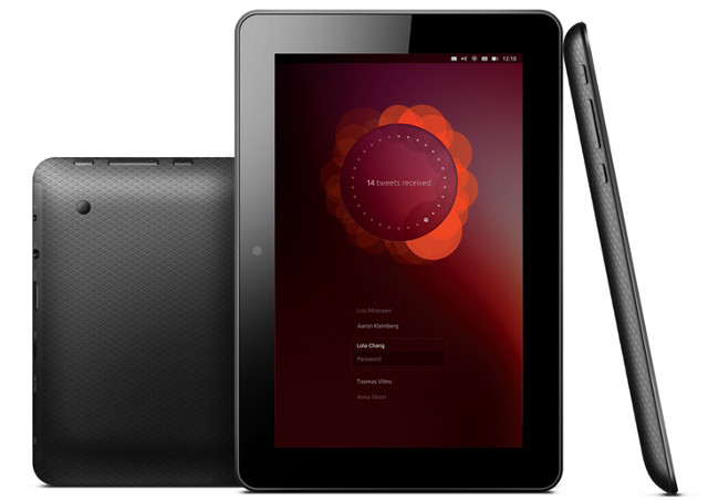 Công bố tablet chính thức đầu tiên chạy Ubuntu Touch