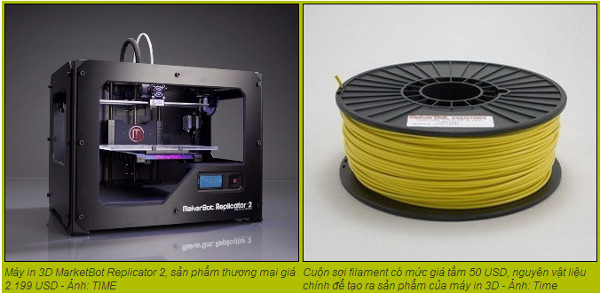 Máy in 3D MarketBot Replicator 2, sản phẩm thương mại giá 2.199 USD Ông lão 83 tuổi và phát minh in ấn 3D giá rẻ