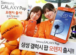 Samsung Galaxy Pop có thêm màu da cam