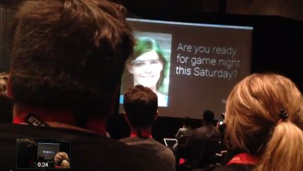 Google đã khoe khả năng tương tác với tài khoản Gmail qua Google Glass Video dùng Gmail đầy thú vị trên Google Glass