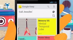 Google Keep chính thức ra mắt trên nền web và Android