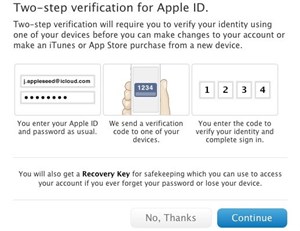 Apple ID được tăng cường tính bảo mật