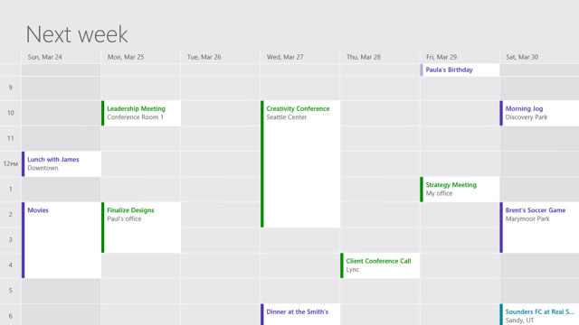 Microsoft sắp có bản cập nhật cho Mail, Calendar và People vào 02/04