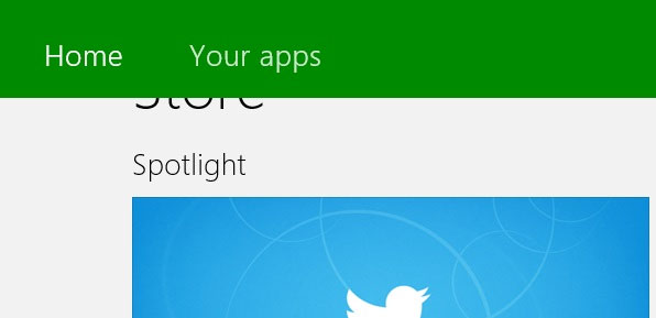 Tại giao diện của Store, bạn nhấn phải chuột và chọn "Your apps" Hướng dẫn cài đặt lại ứng dụng Modern UI trên máy tính Windows 8 mới