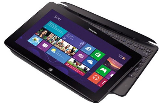 Ativ Smart PC Pro có đi kèm bút S-Pen và bàn phím rời. Máy tính bảng lai của Samsung giá gần 1.600 USD