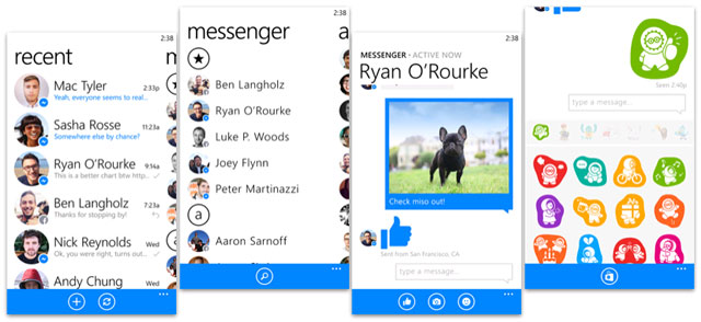 Facebook Messenger chính thức phát hành cho Windows Phone 8