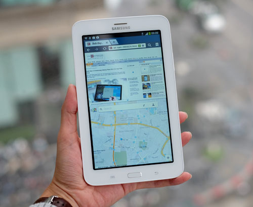 Ảnh thực tế máy tính bảng rẻ nhất của Samsung