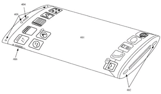 Apple sẽ sản xuất iPhone màn hình cong, nút ảo?