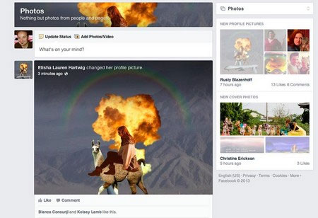 Mới lạ giao diện News Feed mới trên Facebook