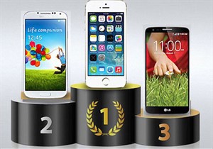 iOS bám đuổi quyết liệt Android về thị phần di động