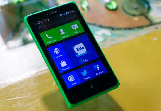Nokia X ra mắt tại VN, cài sẵn Zalo, giá 2,55 triệu đồng