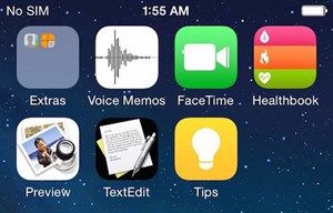 Hình ảnh iOS 8 xuất hiện với ứng dụng theo dõi sức khỏe