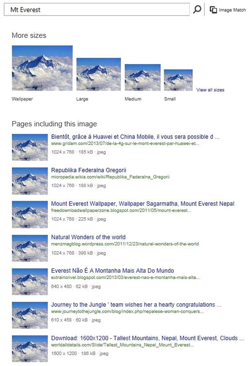 Tính năng tìm kiếm hình ảnh cho Bing Microsoft đang dần hoàn thiện tính năng tìm kiếm hình ảnh cho Bing