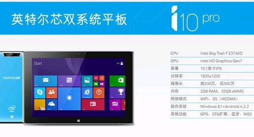 Máy tính bảng chạy hệ điều hành kép Máy tính bảng chạy hệ điều hành kép ra mắt