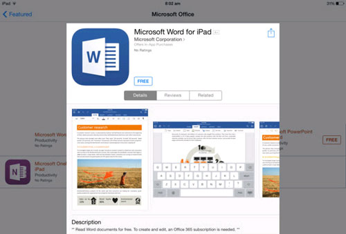 Office cho iPad Office cho iPad sẽ có thêm khả năng in ấn
