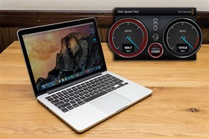 MacBook Pro 13" Retina : Đo tốc độ ghi chép file