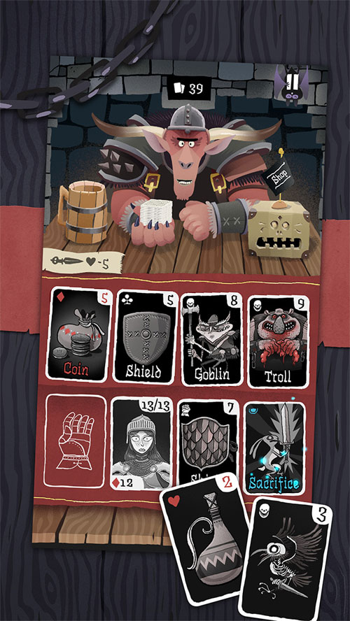 Card Crawl – Vượt ngục theo phong cách mới dành cho iOS Card Crawl – Vượt ngục theo phong cách mới dành cho iOS