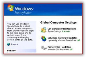 Phần 2: Bảo vệ các máy tính với Windows SteadyState