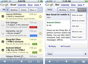 Vào Gmail trên iPhone bằng trình duyệt web