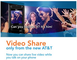 Hãng viễn thông AT&T sẽ hủy dịch vụ Video Share