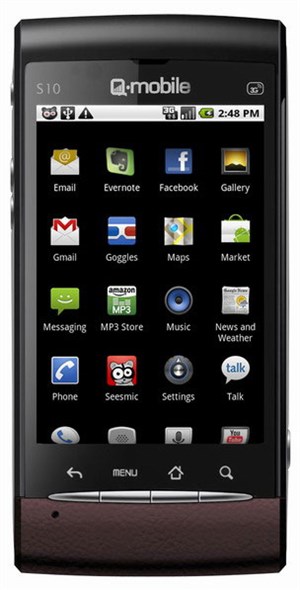 Điện thoại Q-mobile S10 chạy Android giá 4 triệu đồng