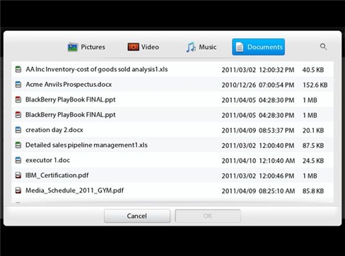 Máy tính bảng PlayBook: 30 hình ảnh về tính năng, ứng dụng 