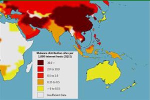 Mã độc dày đặc ở Việt Nam