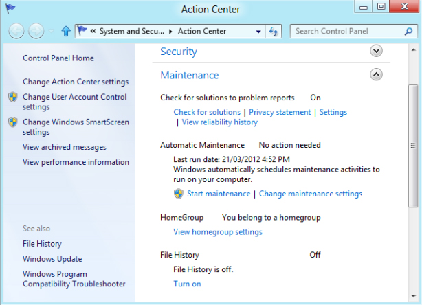 thay đổi thiết lập