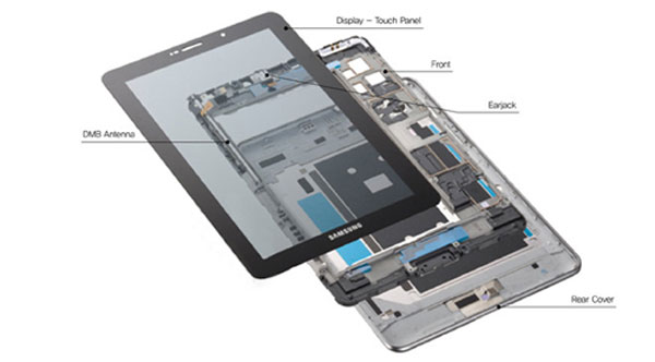 Khám phá 'nội tạng' của Galaxy Tab 7.7