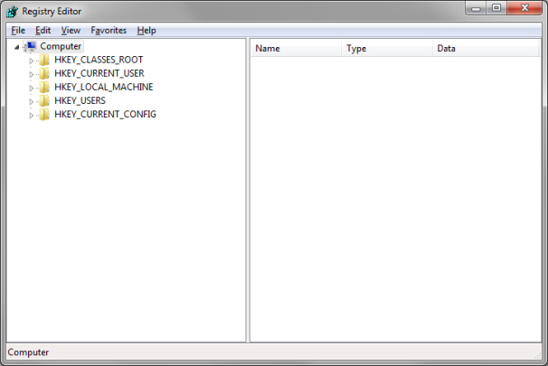 Registry Editor