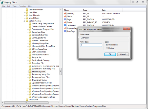 sửa giá trị DWORD