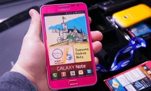 Samsung Galaxy Note hồng đã xuất hiện ở Hàn Quốc