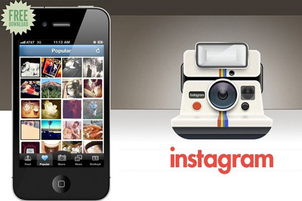 Số người dùng ứng dụng ảnh Instagram tăng vọt