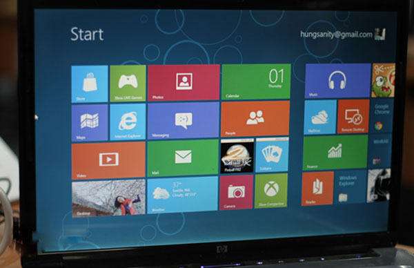 Những lỗi phổ biến trên Windows 8 CP