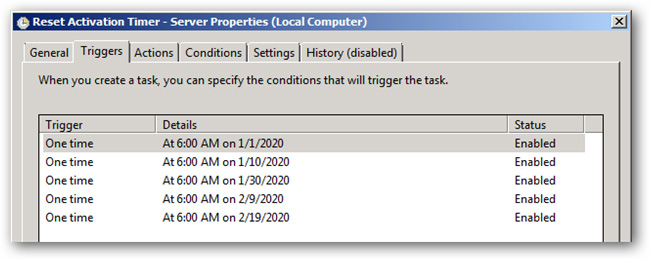 Công cụ hỗ trợ Reset Activation Timer