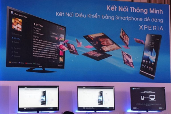 Sony ra mắt loạt sản phẩm TV Internet 2012