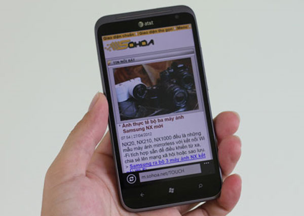 HTC Titan II máy ảnh 16 'chấm' tại VN