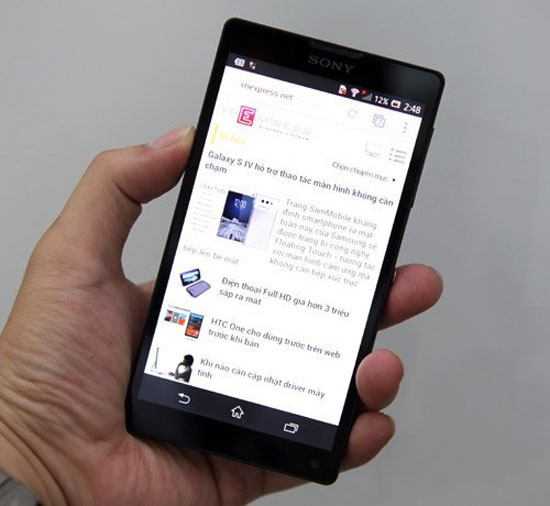 Xperia ZL 5 smartphone đáng chú ý bán ra trong tháng 4