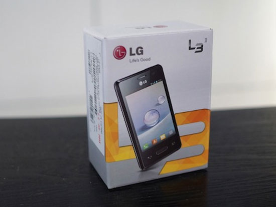 Mở hộp điện thoại LG Optimus L3 II vừa bán ra thị trường