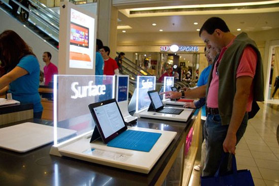 Giá bán tablet chạy Windows RT sẽ giảm khi các nhà sản xuất được Microsoft giảm lệ phí cấp phép. Máy tính bảng Windows RT có thể giảm giá tới 40%