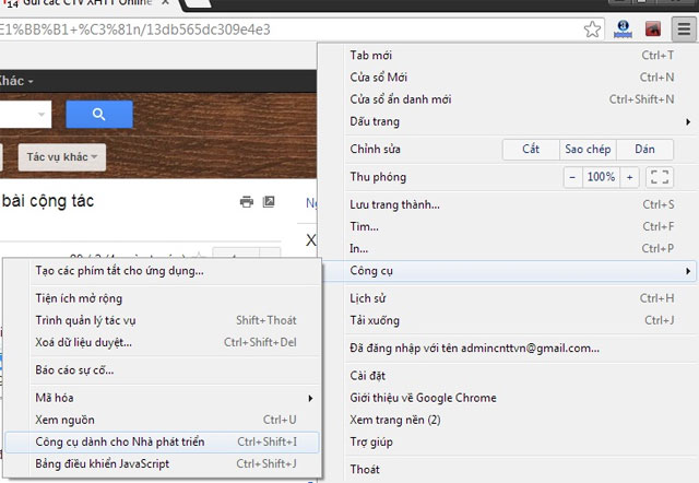 Bạn có thể kiểm tra xem trong Google Chrome. Click vào biểu tượng Settings ở phía trên bên phải, sau đó nhấn vào Tools - Developer Tools (Hoặc nhấn tổ hợp phím tắt Ctrl + Shift + I). Phân biệt HTTPS, SLL, thanh Address