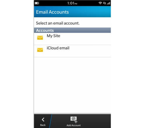 Cách thay đổi chữ ký email trong BlackBerry 10