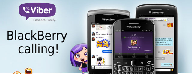 Viber hỗ trợ BlackBerry OS 5 và OS 7