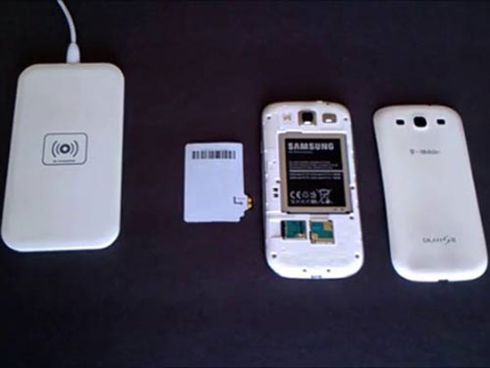 Sạc không dây mỏng, nhẹ cho S4, S3 và Note 2