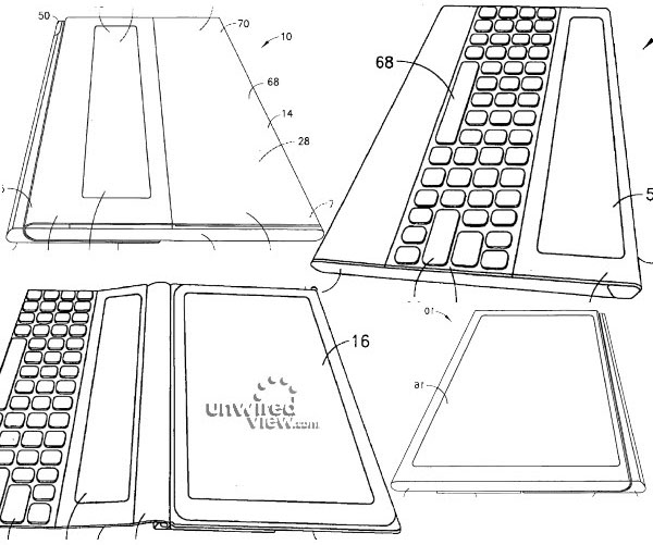Hình ảnh được trích từ hồ sơ sáng chế về thiết kế mẫu của tablet. Hé lộ thiết kế tablet của Nokia từ năm 2011