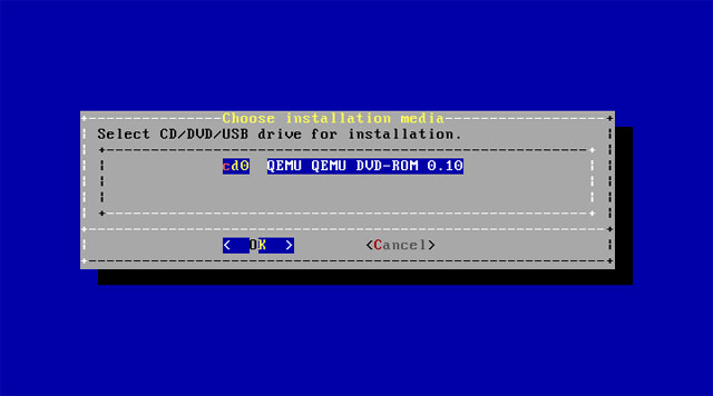 Lưu ý rằng màn hình tiếp theo là nơi bạn chọn nguồn cài đặt, không phải đích. Tự xây dựng hệ thống NAS đơn giản: Phần 2: Cài đặt