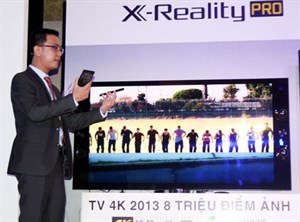 Sony “khoe” TV rõ nét gấp 4 lần công nghệ Full HD