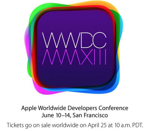 WWDC bắt đầu từ 10/6 năm nay. Hệ điều hành iOS 7 và OS X mới sẽ ra mắt giữa tháng 6