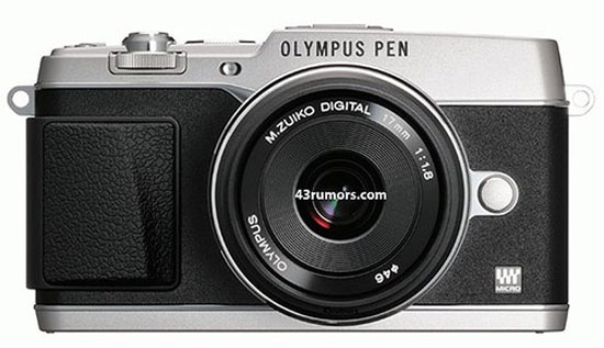 Olympus Pen E-P5 có thiết kế cổ điển tựa như mẫu Pen F.  Hình ảnh đầu tiên của model Olympus E-P5