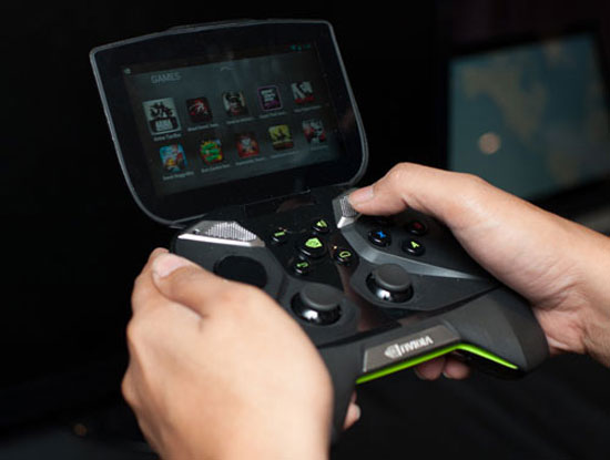 Project Shield với giao diện chạy Android  Nvidia công bố thiết bị chơi game cầm tay